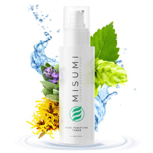 Purifying Toner for Face & Skin  Pore Minimizer Facial Astringent Acne Treatment for Women & Men  Witch Hazel, Lavender, Sage & Hops Combination fo