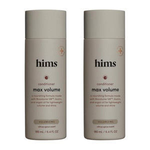 Hims Max Volume Conditioner 2 Pack - Volumizing Conditioner for Men - Citrus Spice - Men's Natural Conditioner - Moisturizes, Adds Shine & Bounce - 2