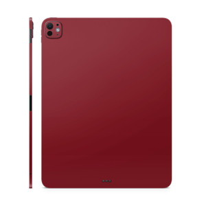 Skin Compatible with Apple iPad Pro 13 (M4) 2024 - Solid Burgundy - Premium 3M Vinyl Protective Wrap Decal Cover - Easy to Apply | Crafted in The USA
