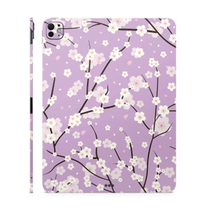 Skin Compatible with Apple iPad Pro 13 (M4) 2024 - Sakura Purple - Premium 3M Vinyl Protective Wrap Decal Cover - Easy to Apply | Crafted in The USA