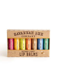 Savannah Bee Company Lip Balm - Lip Moisturizer for Chapped Lips - Hydrating Lip Balm with Pure Honey (Bee the Balm Set)