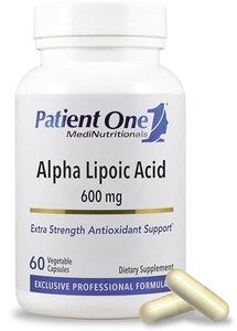 Patient One Alpha Lipoic Acid (ALA) 600 mg | Antioxidant Supplement to Support Nerve and Liver Health* | 60 Capsules