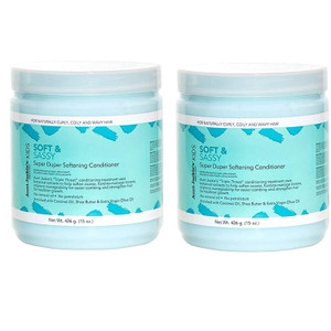 Aunt Jackie's Girls Soft and Sassy Super Duper Softening Conditioner, 15 oz (Pack of 2)