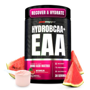 ProSupps HydroBCAA Essential Amino Acids Powder, Watermelon - Workout Supplement with BCAA, EAAs & Electrolytes for Hydration & Recovery - Stimulant-