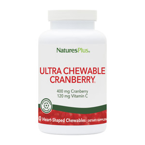 NaturesPlus Ultra Chewable Cranberry - 180 Love-Berries - Supports a Healthy Urinary Tract & Overall Well-Being - Non-GMO, Vegetarian, Gluten Free -