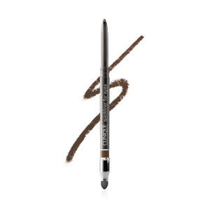 Clinique Quickliner For Eyes Eyeliner Pencil | Water Resistant, Smudge Resistant + Safe For Sensitive Eyes, Dark Chocolate, 1 Count