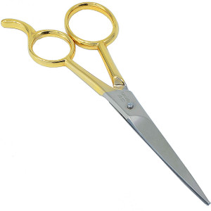 Camila Solingen CS07 Hair Scissors Professional 5 Inch Very Sharp Grooming Scissors. Razor Edge Barber Hair Cutting Scissor. Stainless Steel Hair Cut