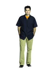 Diane Barber Jacket  Salon Cover Up with Zipper and Pockets for Barbers, Hair Stylists, Nail Tech, D789