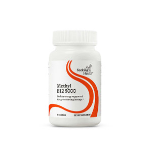 Seeking Health Methyl B12 5000, 5000 mcg B12 as Adenosylcobalamin and Methylcobalamin, Potent Formula Supports Healthy Metabolism, Methylation, Cogni