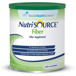 NutriSOURCE Fiber Supplement Powder-Flavor Unflavored Calories 15 / 1 tbsp (4 g) Style Powder Packaging 7.2 oz (205 g) Can - Each 1
