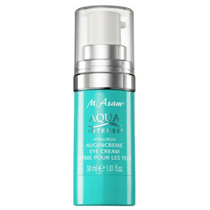 M. Asam AQUA INTENSE Eye Cream (1.01 Fl Oz)  Skin Care with Hyaluronic Acid, Under Eye Cream for Dark Circles, Puffiness & Bags, Hydrating Face Mois