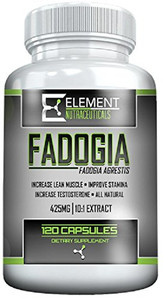 Fadogia Agrestis - 425 Per Serving - 120 Servings - 10:1 Extract - by Element Nutraceuticals