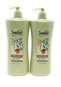 Suave Professionals Moisturizing Shampoo and Conditioner for Dry Hair Almond and Shea Butter Paraben-free and Dye-free 28 oz 2 Count