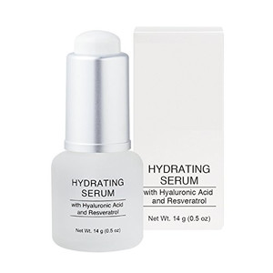 Jolie Hydrating Face Serum - Hyaluronic Acid & Resveratrol - Concentrated Hydrating Face Serum with Vitamin C + E - Anti-Aging- Paraben Free - Cruelt