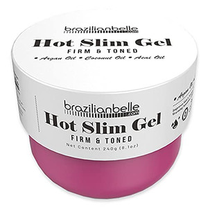 Cellulite Cream Hot Gel with Coconut Oil Extract | Sweat Cream to Helps Firm, Tone, and Tighten Skin and Reduce Appearance of Cellulite | 8.1Oz