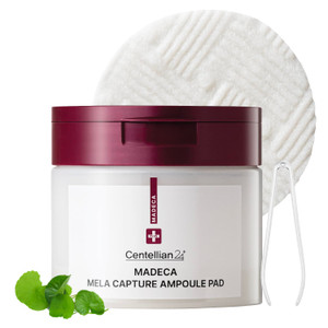 CENTELLIAN 24 Cleansing Pad (60 Counts) - Water Proof Makeup Remover Cleansing Face Wipes by Dongkook. Korean Gentle, Exfoliating Daily Cleanser for