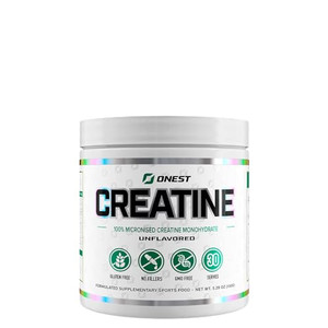 ONEST 150g (30 Servings) Micronized Creatine Monohydrate Powder  5g per Serving Unflavoured Creatine Powder for Muscle Gain with Gluten-Free & GMO-F
