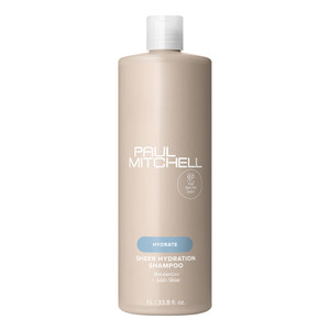 Paul Mitchell Sheer Hydration Shampoo, Moistures + Adds Shine, For Dry Hair, 33.8 fl. oz