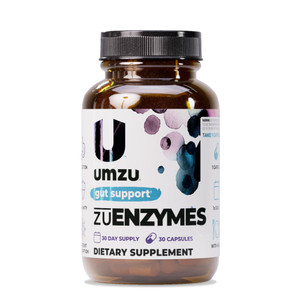 UMZU zuEnzymes Digestive Support Supplement, (30 Day Supply)  21 Enzyme Blend with Lipase Protease & Amylase  Digestive Enzymes for Gut Health & Pr