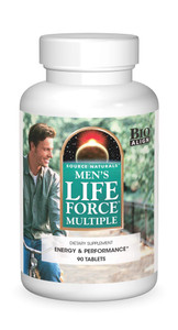 Source Naturals Men's Life Force Multiple Daily Multivitamin & Immune Health Supplement - 13 Essential Vitamins, Nutrients & Minerals - 180 Tablets