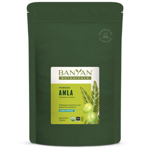 Banyan Botanicals Amla (Amalaki) Powder  Organic Phyllanthus Emblica  Natural Source of Vitamin C and Antioxidants  Supports Digestion and Cleansi
