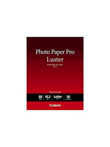 Canon LU-101 LTR(50) Luster Photo Paper Letter, 50 Sheets (LU-101 LTR)