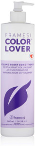 FRAMESI Color Lover Volume Boost Conditioner, 16.9 fl oz, Sulfate Free Volumizing Conditioner with Quinoa and Coconut Oil, Color Treated Hair