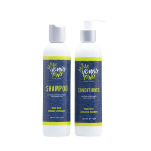 YOUNG KING HAIR CARE Shampoo and Conditioner Set for Kids Hair | Wash and Detangle Natural Curls | Made with Shea Butter, Coconut and Rosemary Oil |