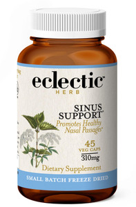 Eclectic Herb - Sinus Support Capsules | Sinus, Nasal + Respiratory Support | Freeze Dried, Concentrated Herbal Supplement | Natural, Wildcrafted, No