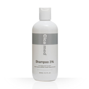 Cicamed Hair Loss Treatment Shampoo 3% - Silicone & Sulfate Free Shampoo with Procapil for Thicker, Stronger Hair - Supports Scalp Health and Hair Gr