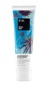 IGK RICH KID Wave Enhancing Air-Dry Cream | Hold + Texture + Shine | Vegan + Cruelty Free | 5 Oz