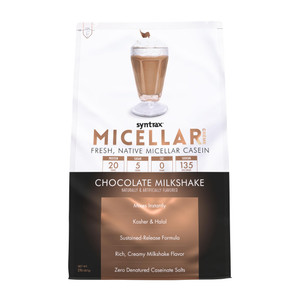 Syntrax Nutrition Micellar Creme, Fresh, Native Micellar Casein, Chocolate Milkshake, 2 lb