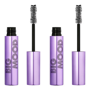 e.l.f. Big Mood Mascara, Instantly Creates Long-Lasting, Bold & Lifted, Voluminous Lashes, Infused with Jojoba Wax, Black, 0.30 fl Oz (2-Pack)