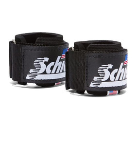 Schiek Sports Model 1000-DLS Deluxe Dowel Lifting Straps - Black