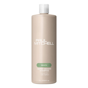 Paul Mitchell Super Smooth Shampoo, Controls Frizz, Adds Softness, For Frizzy Hair, 33.8 fl. oz