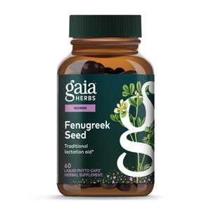 Gaia Herbs Fenugreek Seed - Helps Support Healthy Lactation & Breast Milk Production* - Made with Fenugreek Seeds - 60 Vegan Liquid Phyto-Capsules (2