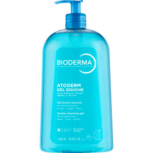 Bioderma - Atoderm Hydrating Shower Gel Body Wash - Moisturizing Face and Body Cleanser for Normal to Dehydrated Sensitive Skin