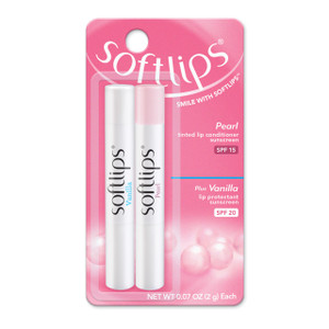 Softlips Daily Lip Moisturizer For Very Dry Lips With SPF, Pearl Tint & Vanilla Flavor Lip Balm, Hydrates, Soothes & Prevents Dry, Chapped Lips, Smoo