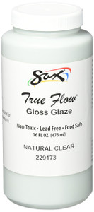 Sax 229173 True Flow Gloss Glaze - 1 Pint - Natural Clear, 16 Fl Oz (Pack of 1)