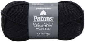 Patons Classic Wool Yarn-Black