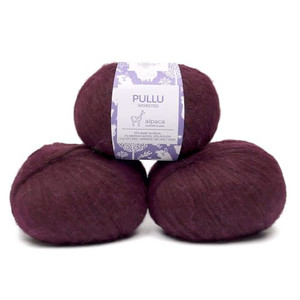 Pullu - Baby Alpaca Merino Wool Yarn Set of 3 Skeins (150 Grams) Worsted Weight - Sourced Directly from Peru - Heavenly Soft and Perfect for Knitting