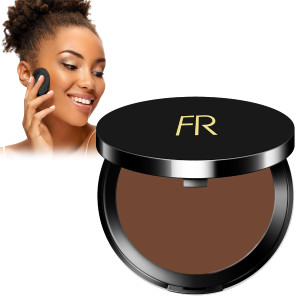 Cream To Powder Foundation by Flori Roberts, Full Coverage for Women of Color or Deeper Skin Tones, Long Lasting Makeup, Matte Finish, Covers Uneven