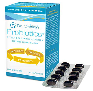 Essential Formulas Dr. Ohhiras Probiotics Professional Formula with 5 Year Fermented Prebiotics, Live Active Probiotics and The only Product with Po