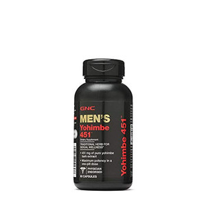 GNC Men's Yohimbe 451, Pure Extract, 60 Capsules