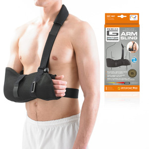 Neo-G Arm Sling, Airflow Breathable - Lightweight Shoulder Sling Helps Support and Elevate Arm, Injury Recovery, Pre/Post Surgery - Adjustable Straps
