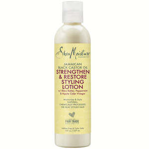 SheaMoisture Jamaican Black Castor Oil, Strengthen & Restore Styling Lotion, Moisturize & Style, 8 Oz
