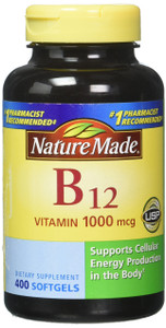 Nature Made Vitamin B12 1000 mcg., 400 Softgels
