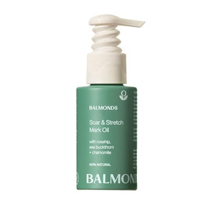 Balmonds Scar and Stretch Mark Oil 50ml - 100% Natural Blend of Rosehip, Borage and Sea Buckthorn Oils - Helps Improve The Appearance of Scars, Uneve