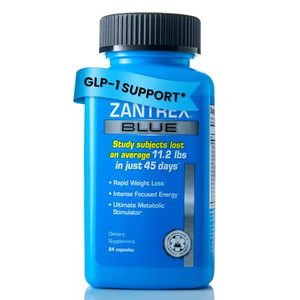 Zantrex Blue Energy & Thermogenesis Boost Energy | Weight Loss Supplement for Appetite Control, Increased Calorie Burn and Supports GLP-1 Levels | 84