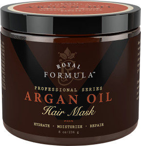 Argan Oil Hair Mask  Deep Conditioning Repair Treatment for Dry, Damaged & Color-Treated Hair | 100% Organic Argan & Almond Oils & Pro-Vitamin B5 